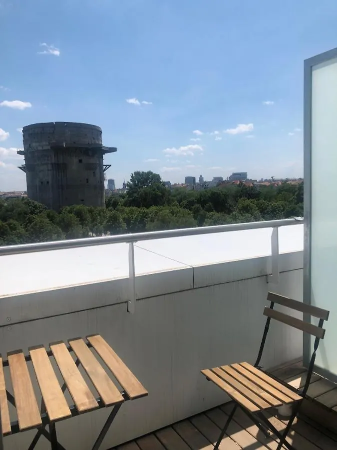 Augartenblick Penthaus 17 - Blick zum Riesenrad Wien Österreich